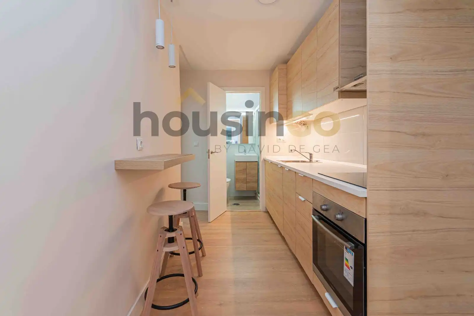 Kitchen of Flat for sale in Madrid  with Heating, Parquet flooring and Terrace