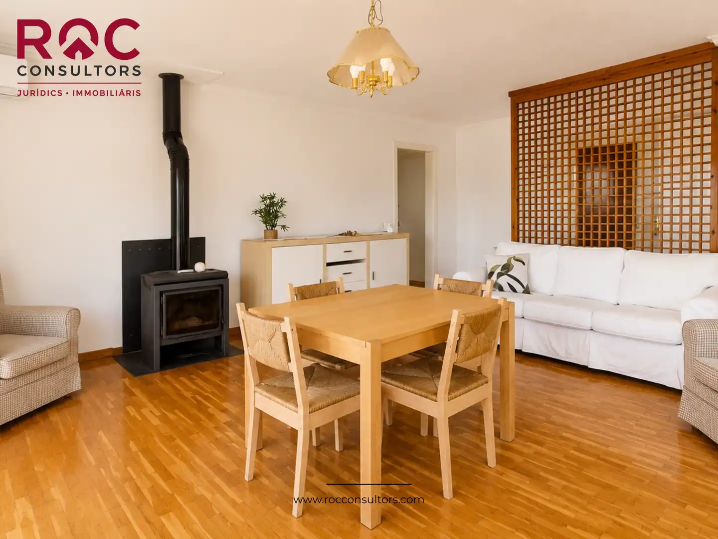 Esszimmer von Haus oder Chalet zum Verkauf in Castellnou de Bages mit Heizung und Privatgarten