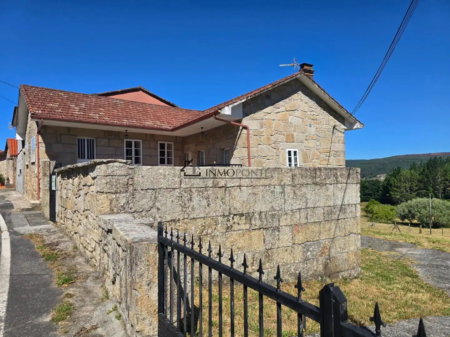 Vista exterior de Casa o chalet en venta en Campo Lameiro con Jardín privado, Terraza y Balcón