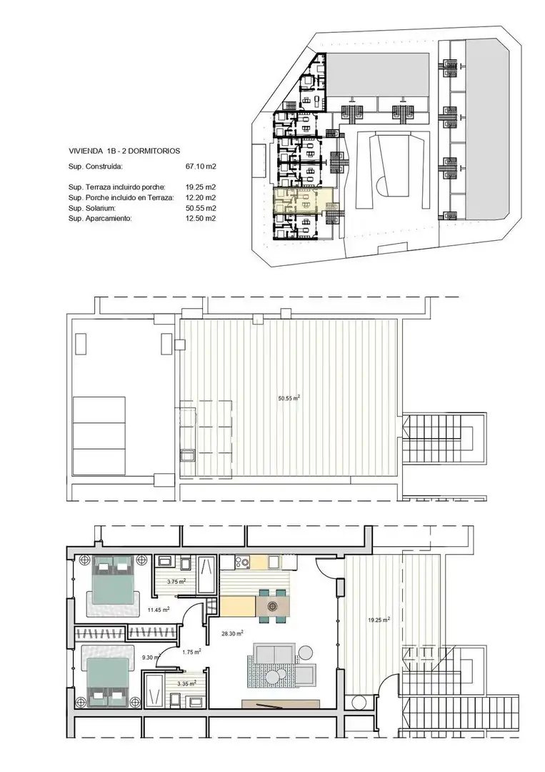 Apartament amb terrassa en venda a Roldán, imagen 18