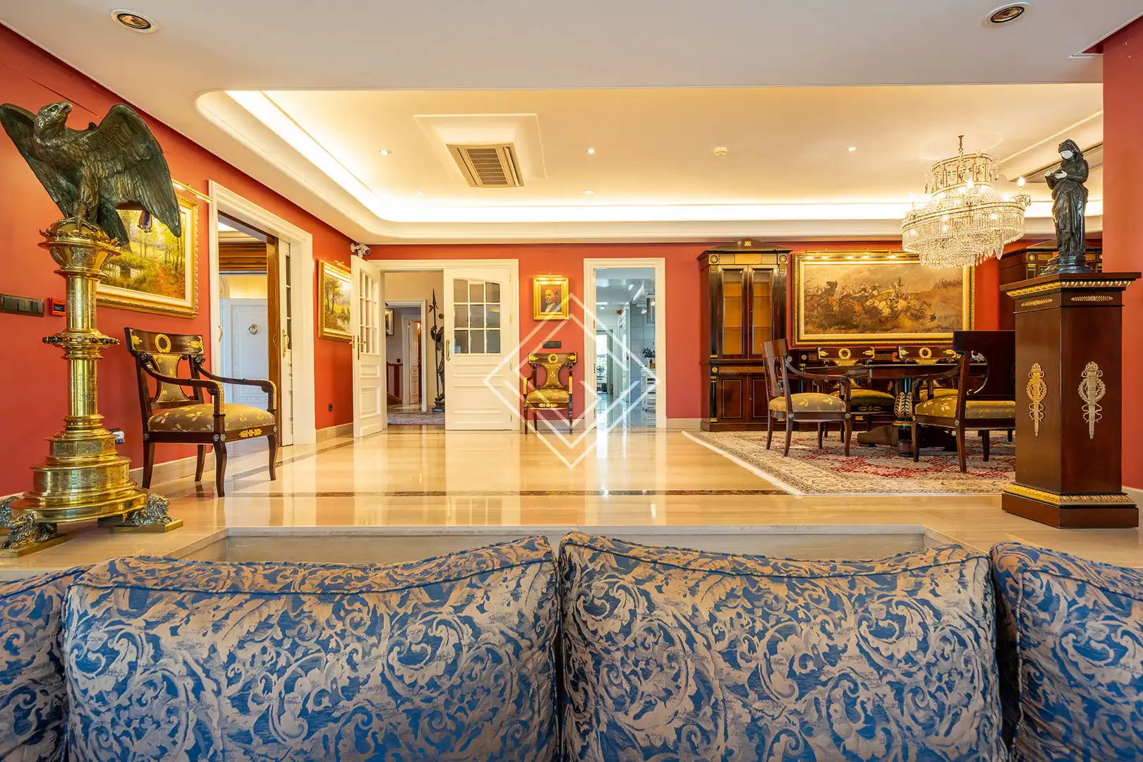 Sala de estar de Casa o chalet en venta en Algete con Aire acondicionado, Terraza y Trastero