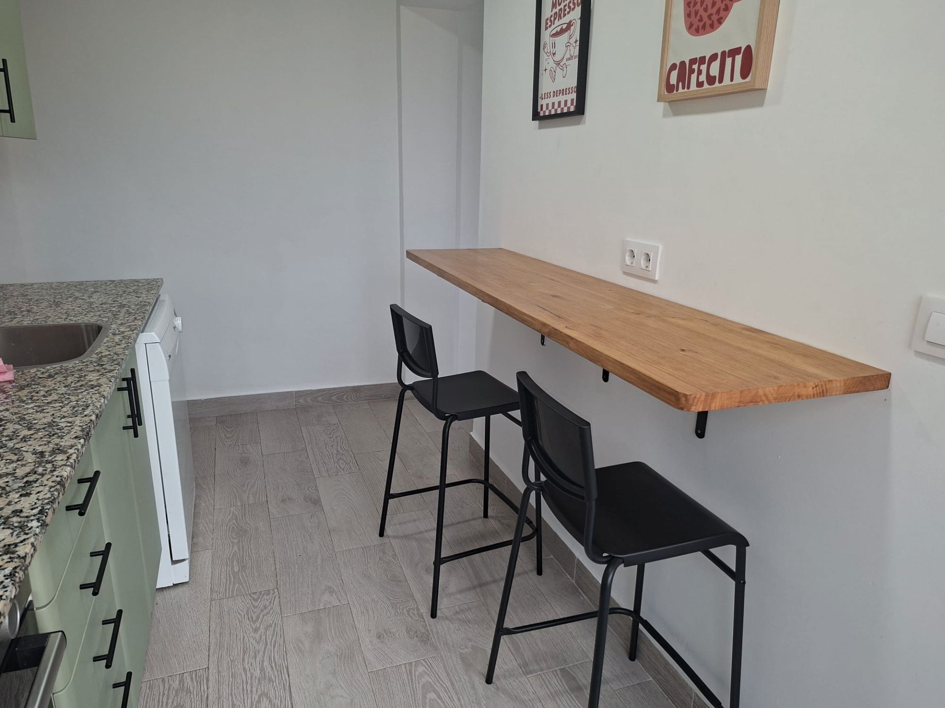 Kitchen of Flat to rent in Sagunto / Sagunt  with Air Conditioner, Furnished and Oven