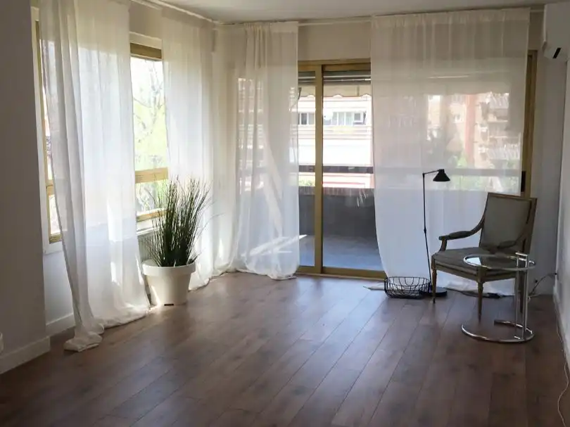 Wohnzimmer von Wohnung zum Verkauf in  Madrid Capital mit Klimaanlage und Terrasse