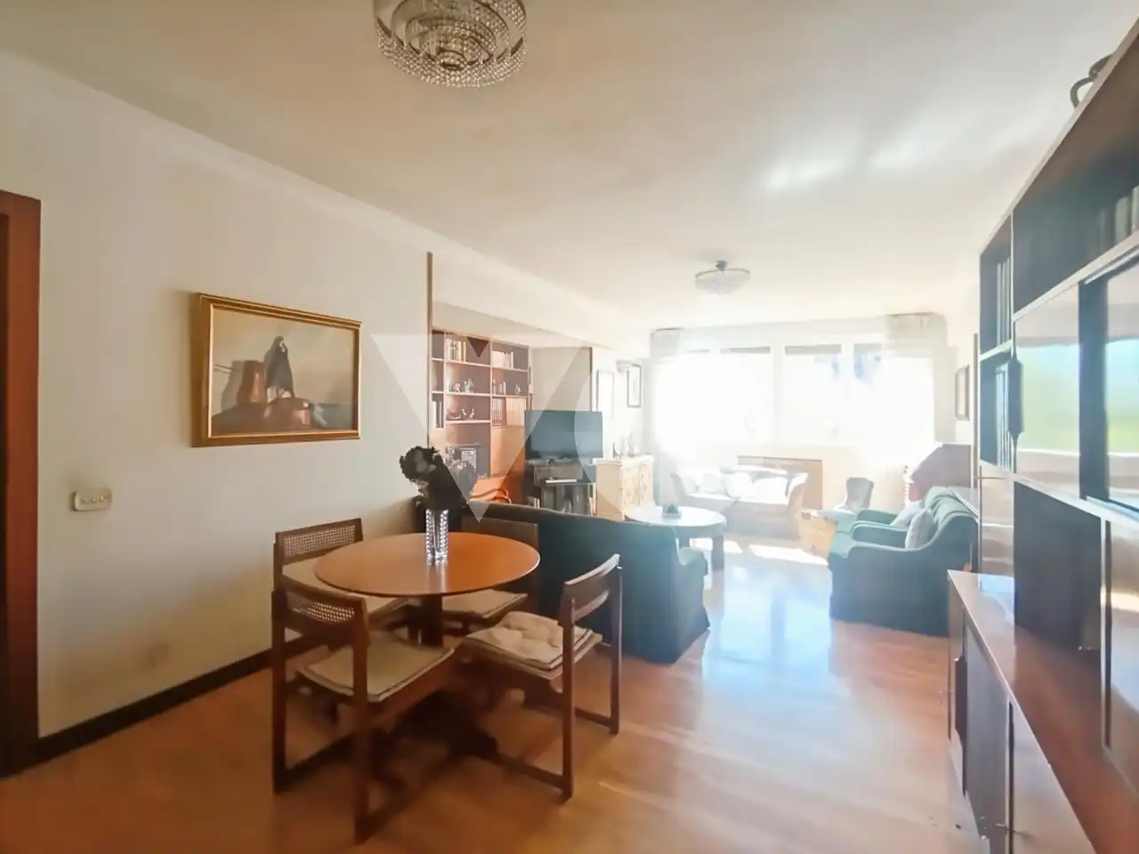 Wohnzimmer von Wohnung zum Verkauf in Madrid mit Heizung, Parkett und Terrasse