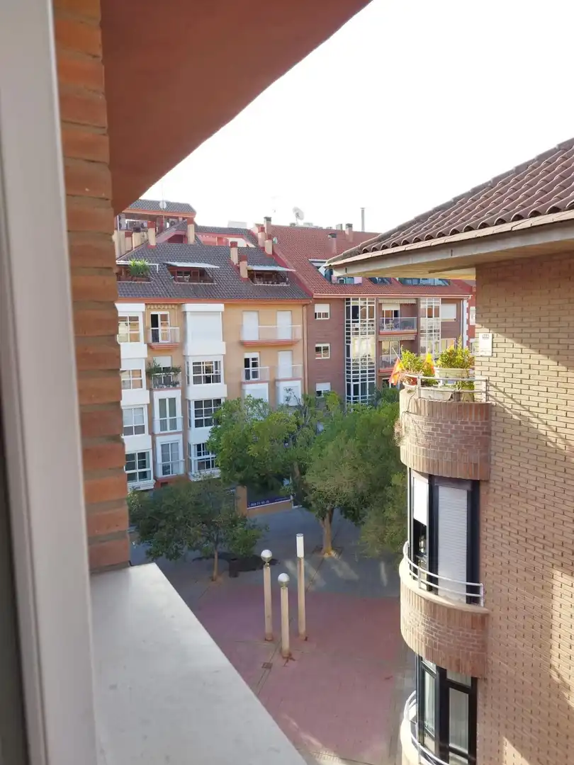 Terraza de Piso de alquiler en Murcia con Aire acondicionado, Calefacción y Parquet