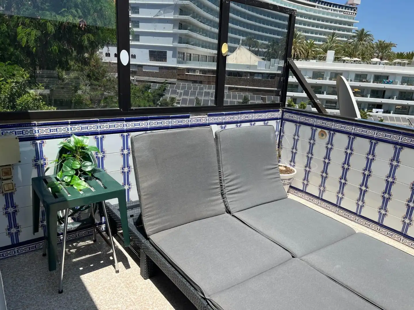 Terrassa de Apartament de lloguer en San Bartolomé de Tirajana