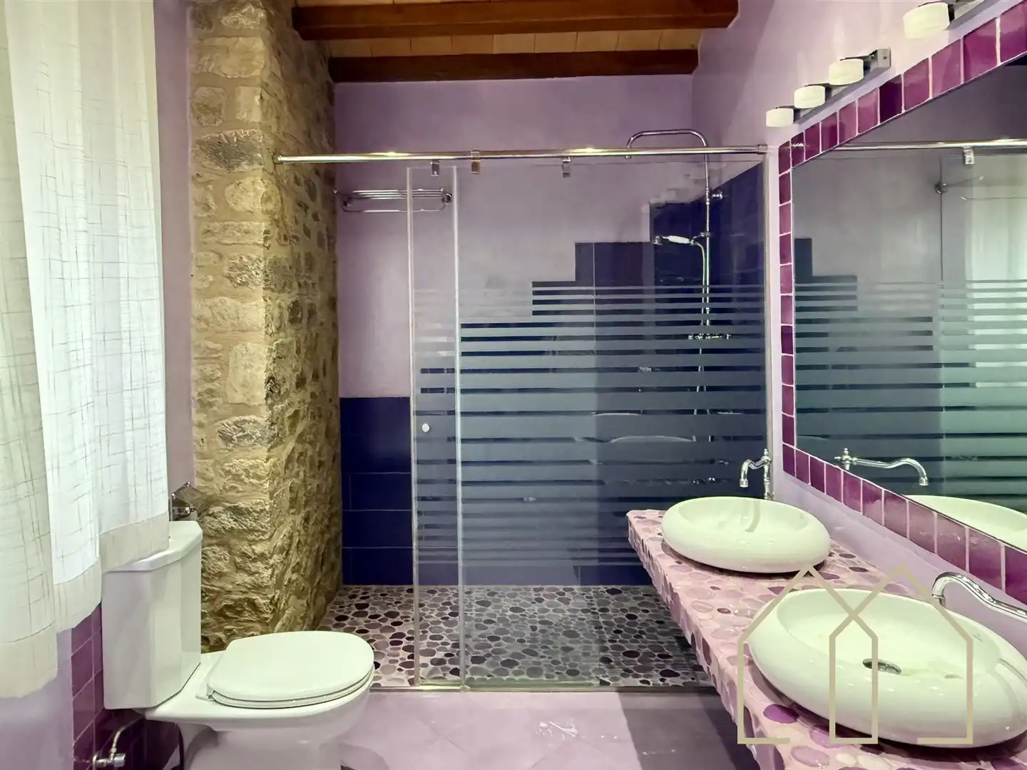 Baño de Casa o chalet en venta en Sant Joan de Mollet con Aire acondicionado, Calefacción y Jardín privado