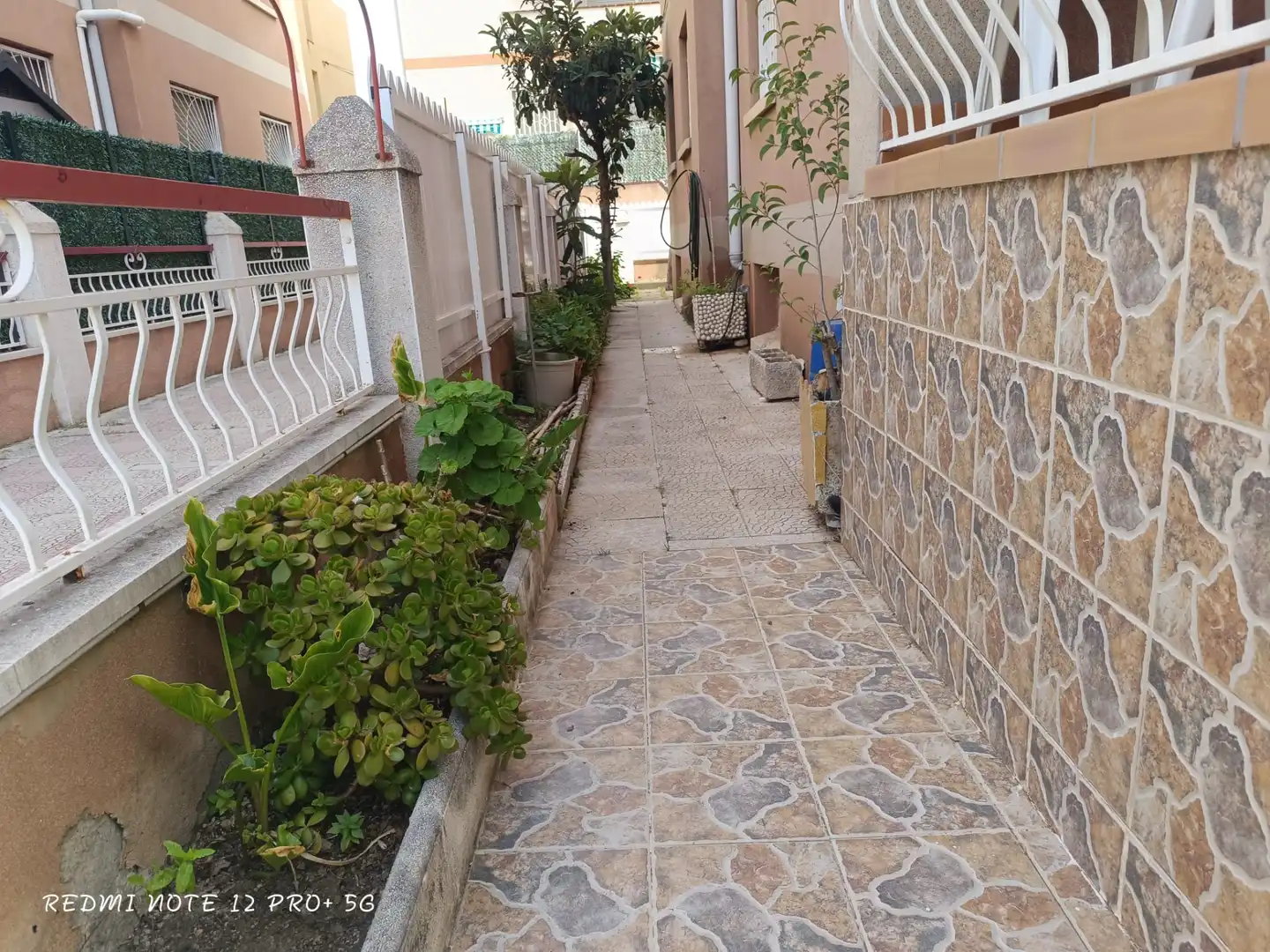 Terrasse von Wohnung zum Verkauf in Cunit mit Privatgarten, Terrasse und Ofen