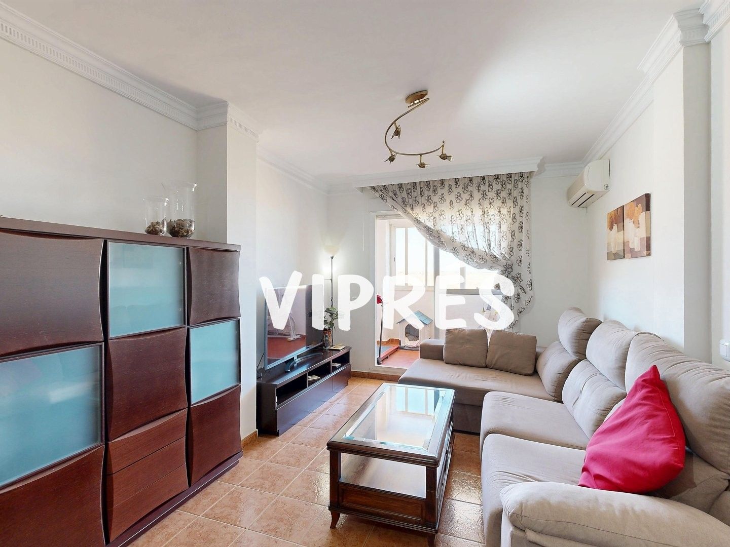 Living room of Flat for sale in Cáceres Capital  with Air Conditioner, Heating and Terrace