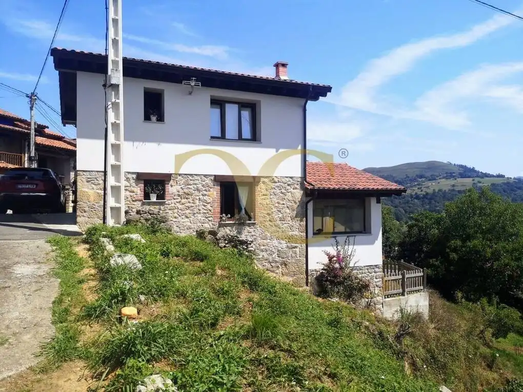 Vista exterior de Casa o xalet en venda en Cangas de Onís amb Calefacció, Jardí privat i Terrassa
