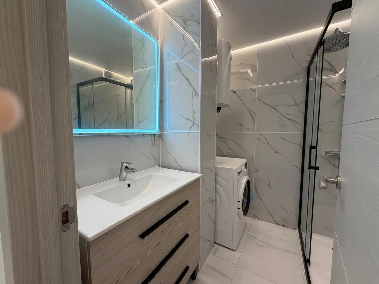 Baño de Apartamento en venta en Calpe / Calp con Aire acondicionado, Calefacción y Terraza