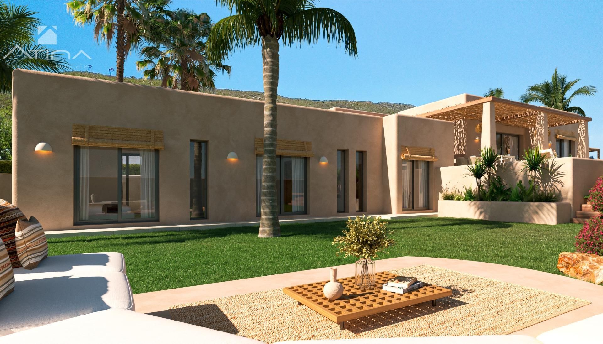 Vista exterior de Casa o xalet en venda en Jávea / Xàbia amb Aire condicionat, Calefacció i Jardí privat