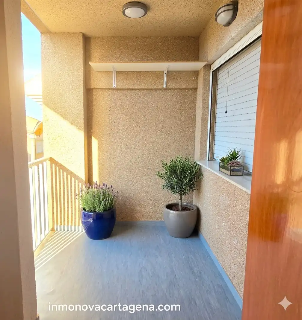 Terraza de Piso en venta en Cartagena con Aire acondicionado, Terraza y Trastero