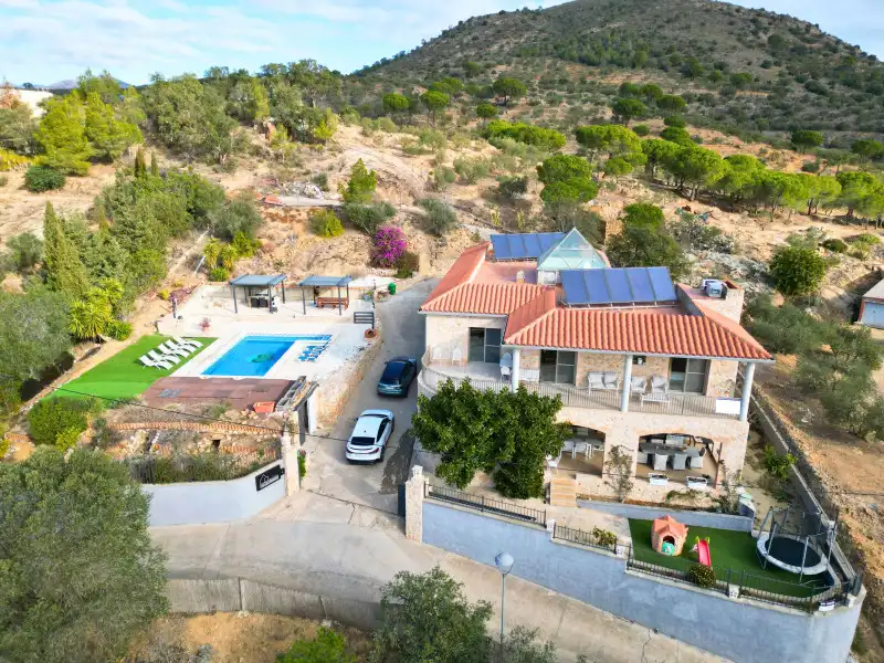 Exterior view of Houses for sale in Vilajuïga  with Air Conditioner, Heating and Terrace
