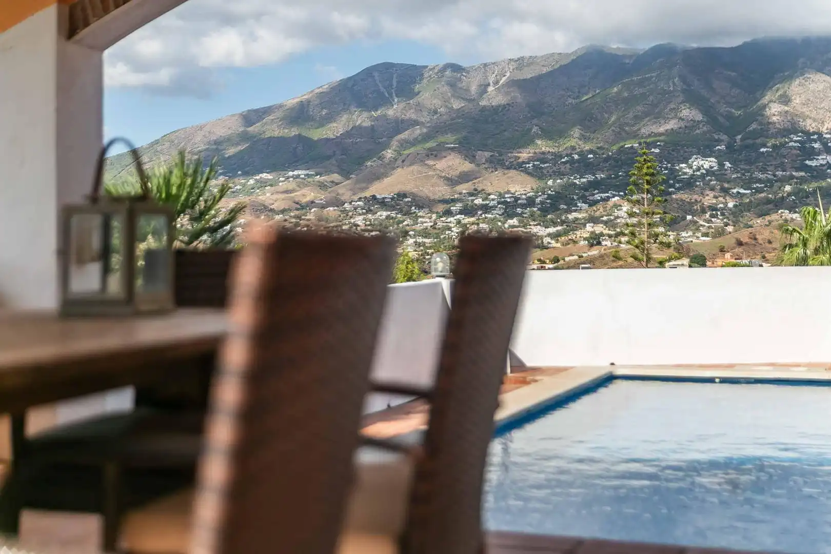 Terrassa de Casa o xalet en venda en Mijas amb Aire condicionat, Jardí privat i Terrassa