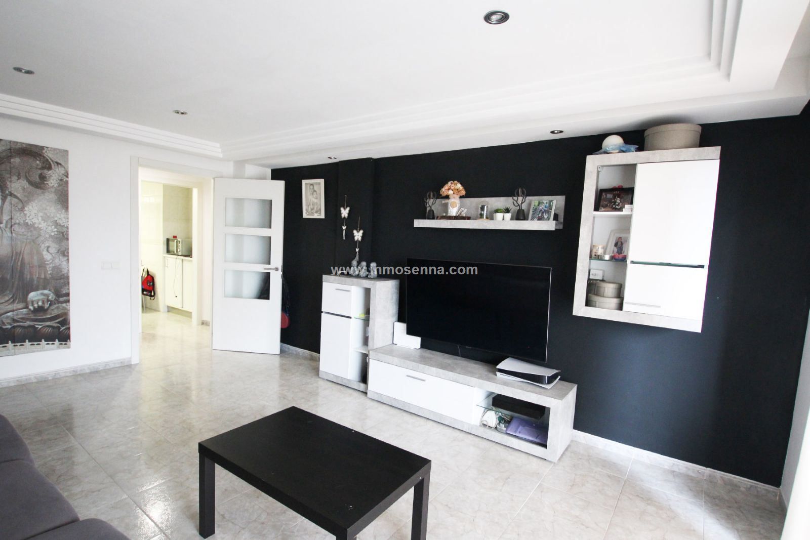 Living room of Flat for sale in  Palma de Mallorca  with Heating, TV and Balcony