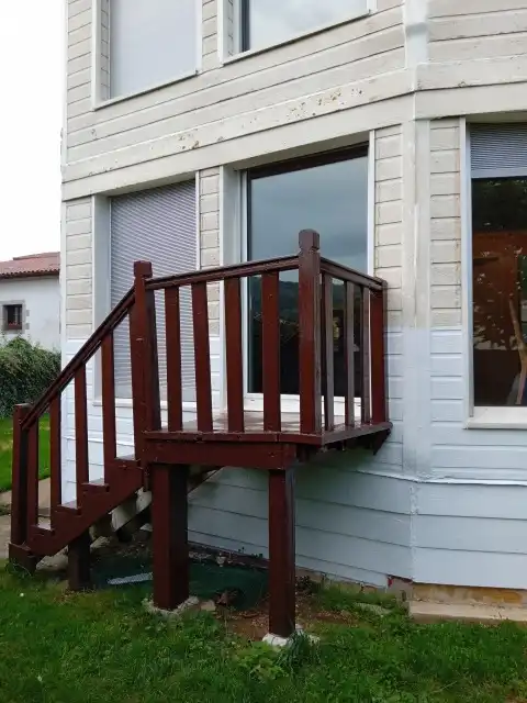Balcony of Houses for rent in Arakil  with Heating, Private garden and Parquet flooring
