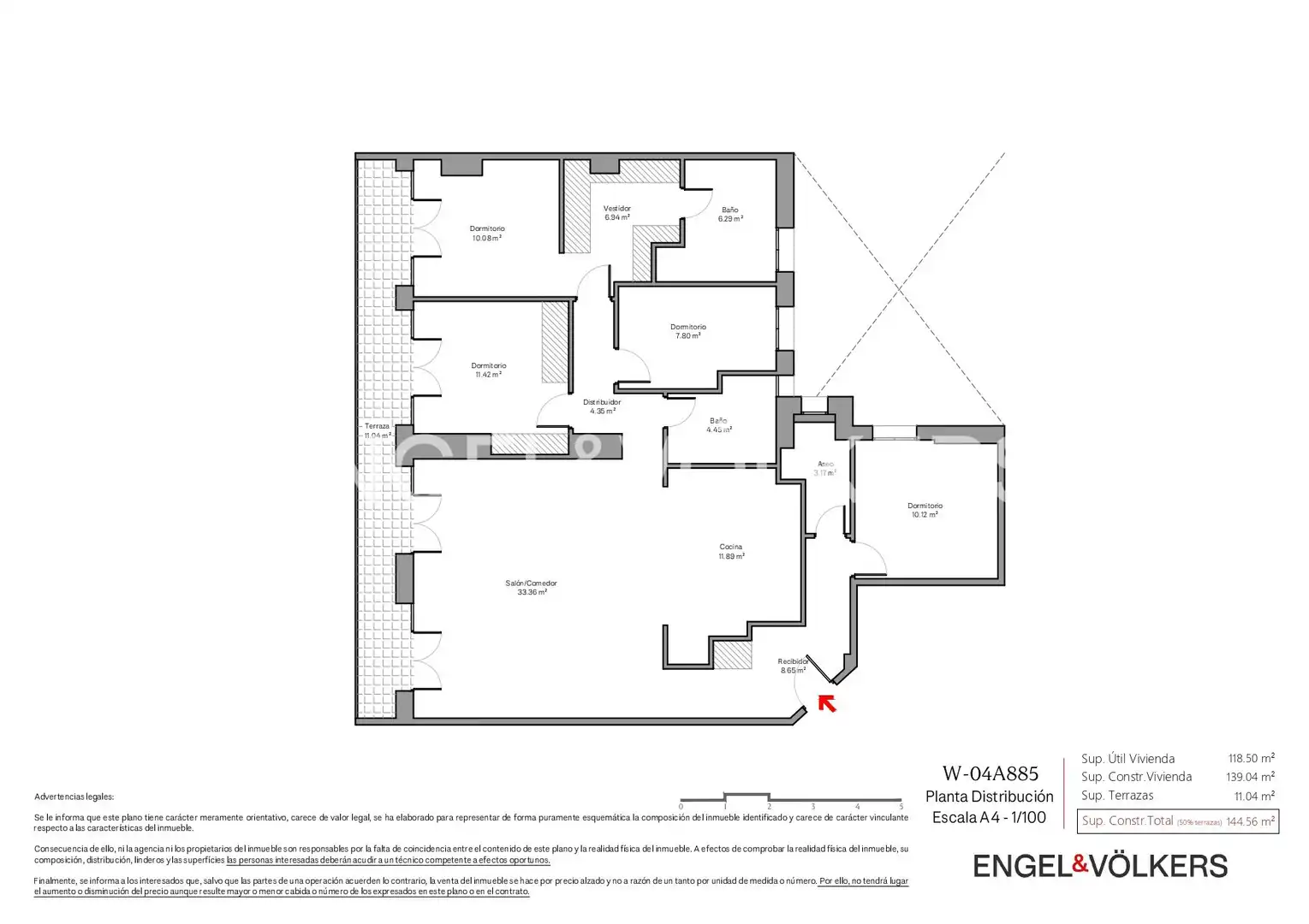 Flat for sale in Madrid  with Air Conditioner, Heating and Parquet flooring