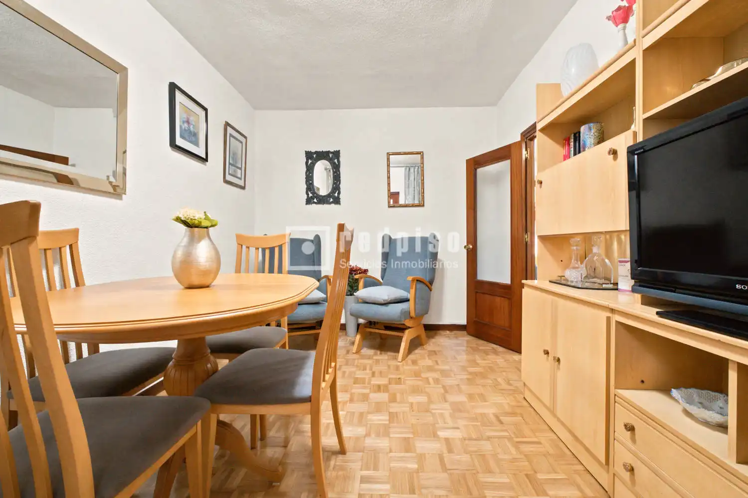 Bedroom of Flat for sale in Madrid  with Heating, Private garden and Parquet flooring