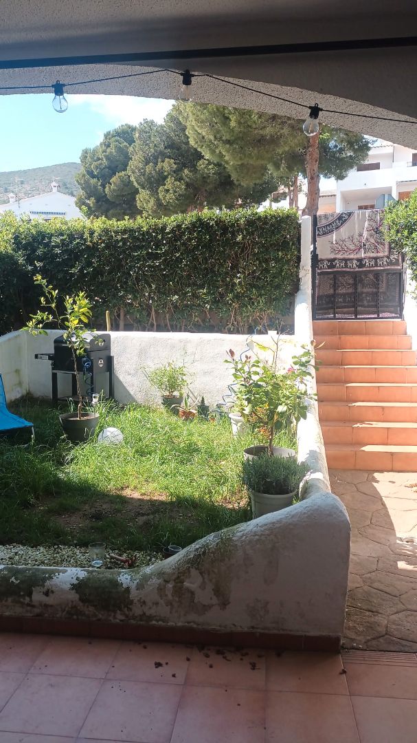 Jardí de Apartament en venda en Peñíscola / Peníscola amb Aire condicionat, Jardí privat i Parquet
