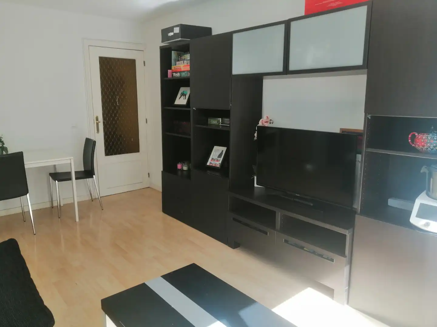 Sala de estar de Piso de alquiler en Madrid con Calefacción, Parquet y Amueblado