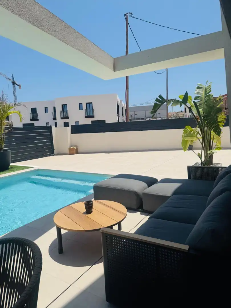 Terrace of Houses for rent in Santa Pola  with Air Conditioner, Heating and Private garden