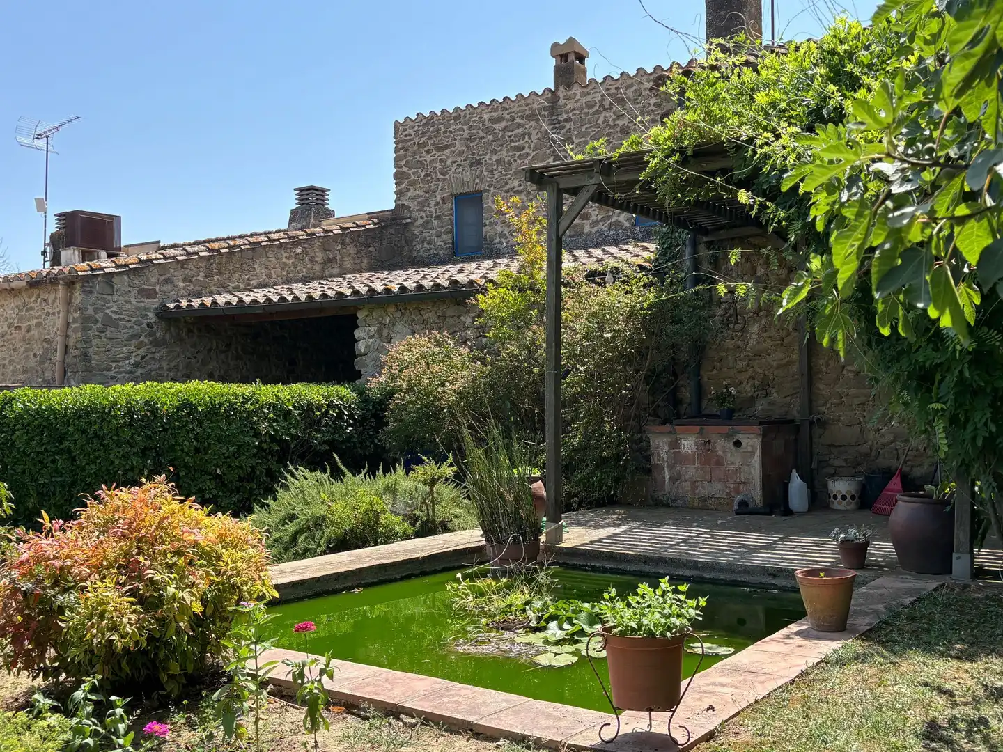 Garden of Country homes for sale in Corçà  with Heating, Private garden and Terrace