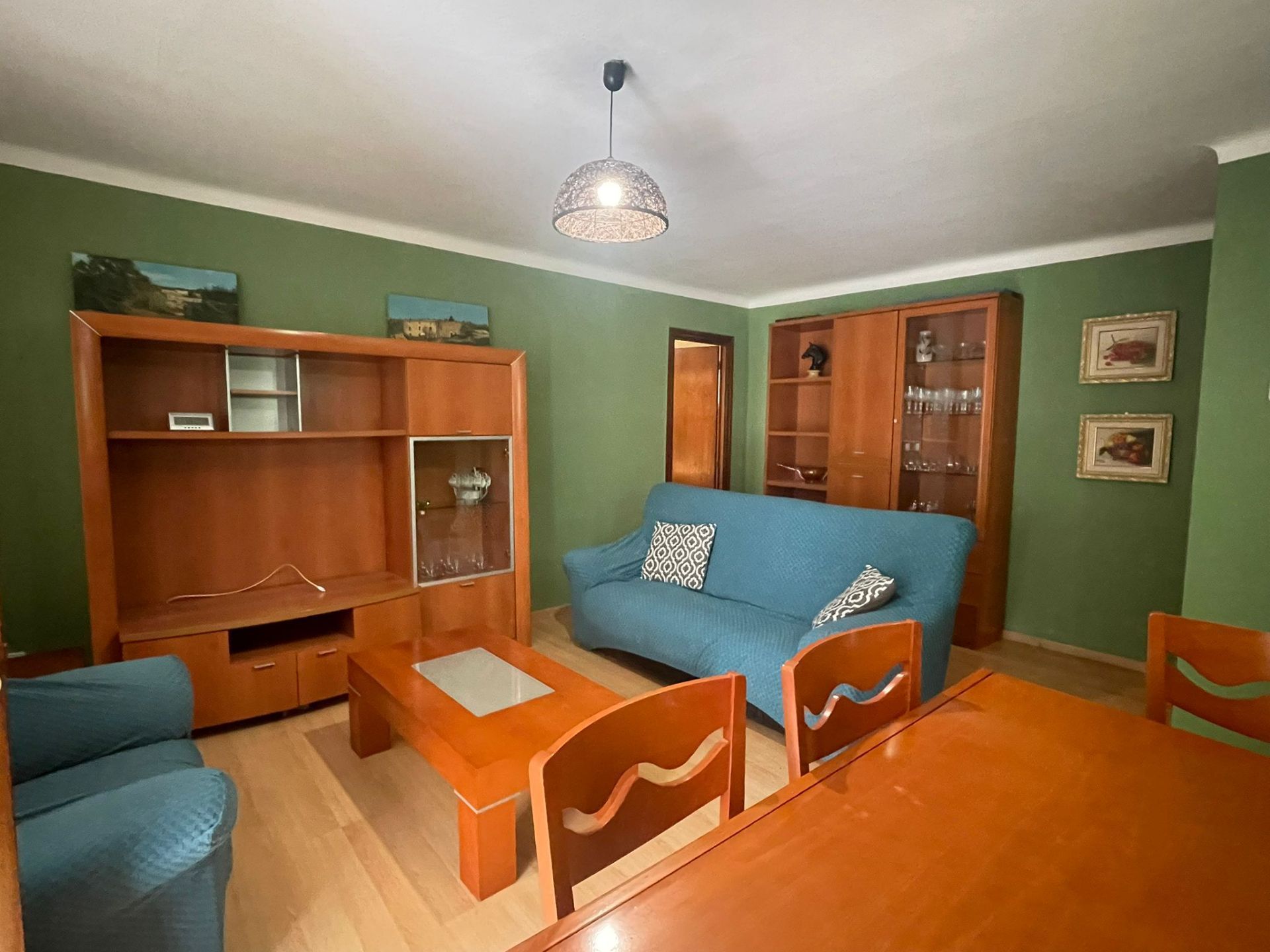 Sala d'estar de Pis de lloguer en  Barcelona Capital amb Calefacció i Moblat