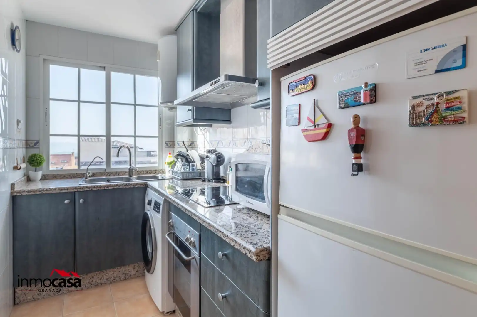 Kitchen of Flat for sale in La Zubia  with Air Conditioner, Terrace and Balcony