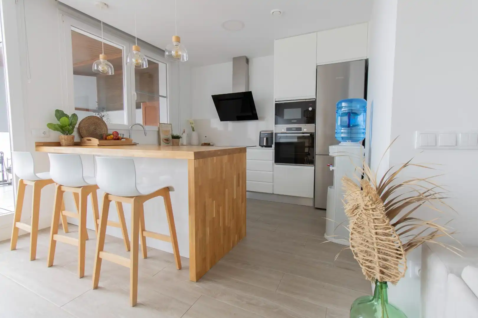 Kitchen of Attic for sale in Rafelbuñol / Rafelbunyol  with Air Conditioner, Terrace and Storage room