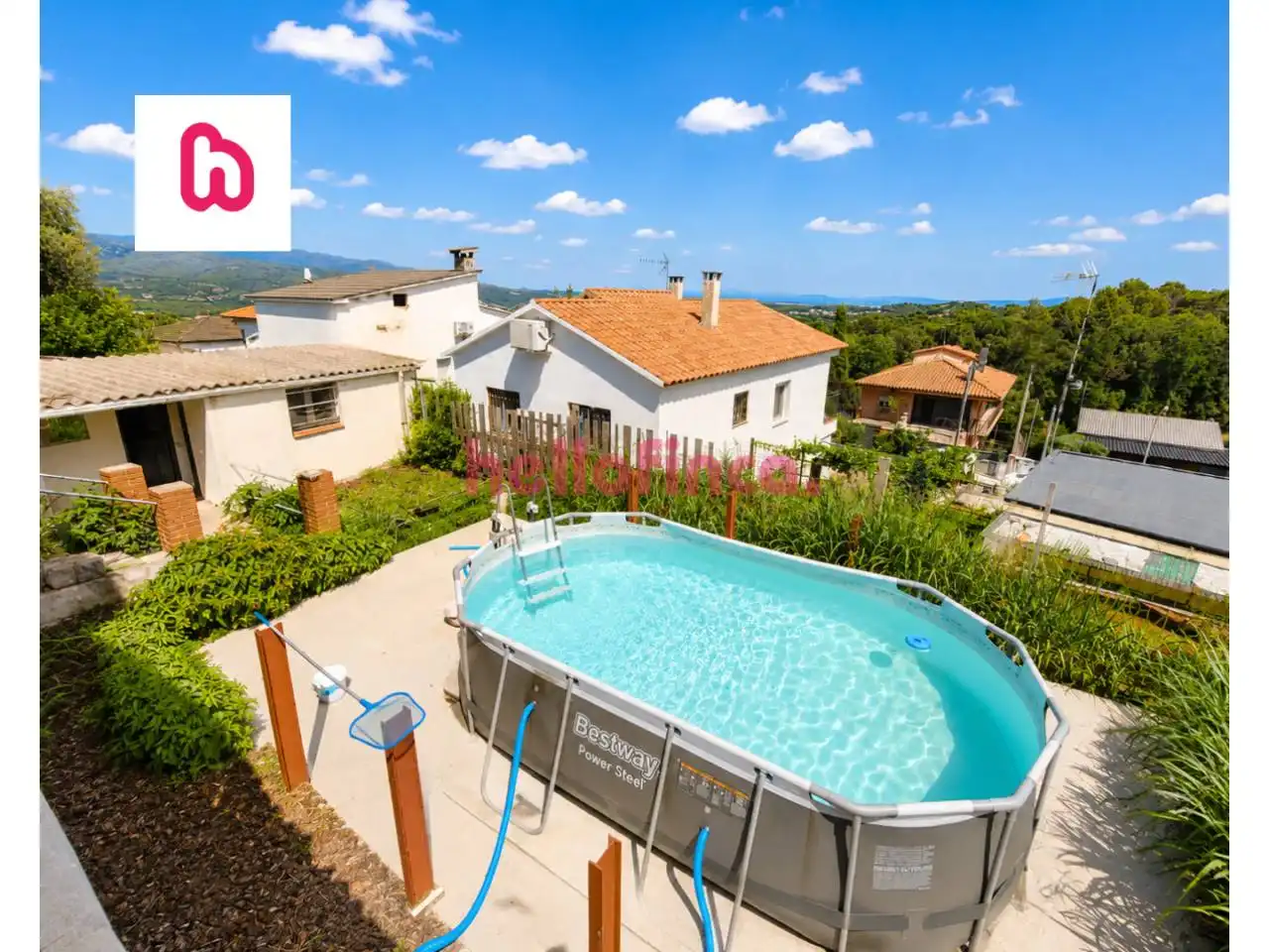 Piscina de Casa o xalet en venda en Bigues i Riells del Fai amb Aire condicionat, Calefacció i Jardí privat
