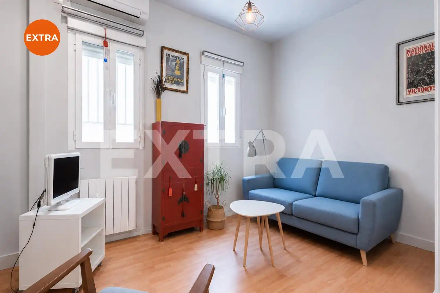 Sala d'estar de Apartament en venda en Madrid amb Aire condicionat i Calefacció