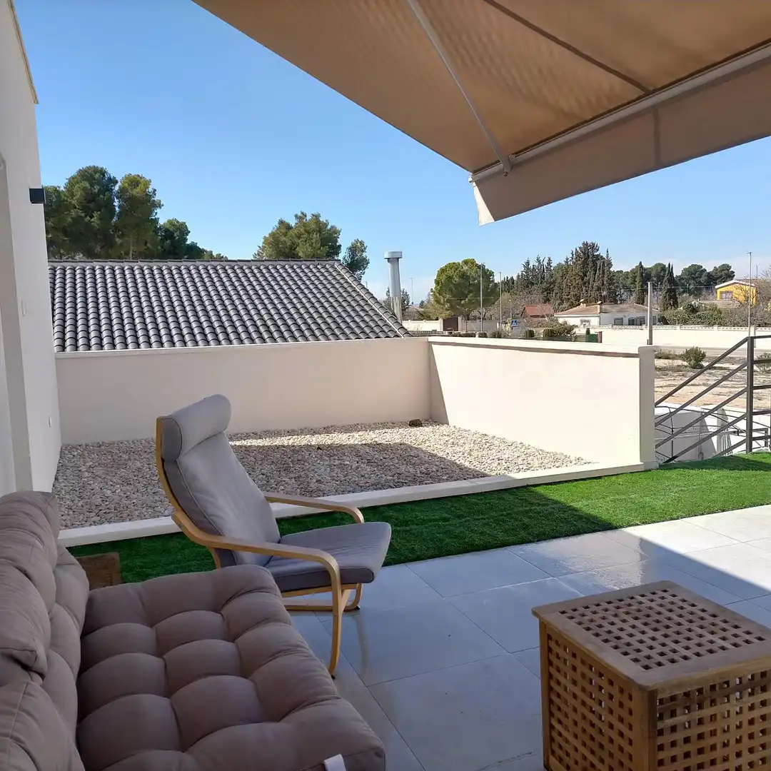 Terrassa de Casa o xalet en venda en Albacete amb Aire condicionat, Calefacció i Jardí privat