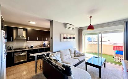 Living room of Flat for sale in Vícar  with Air Conditioner, Heating and Terrace