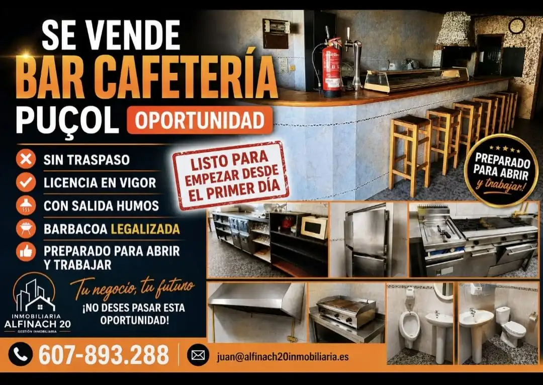 Local en venta en Puçol con Amueblado, Internet y Alarma