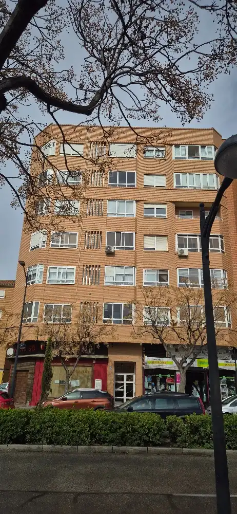 Exterior view of Flat for sale in  Albacete Capital  with Air Conditioner, Heating and Balcony