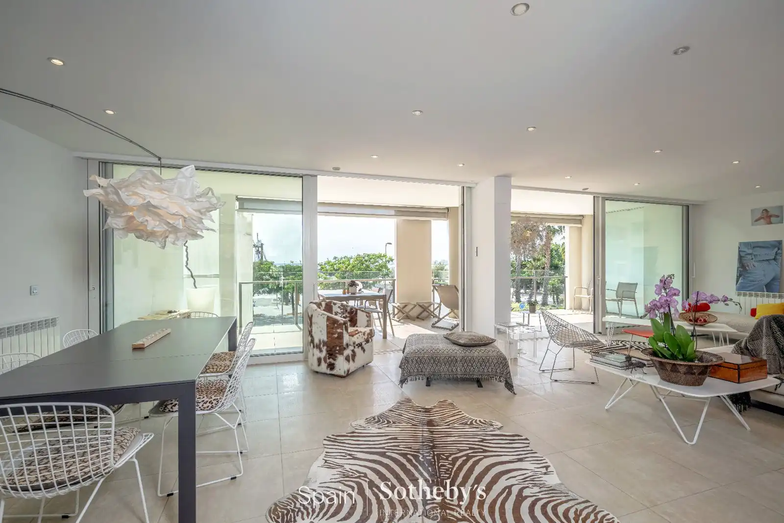 Sala de estar de Apartamento en venta en Roses con Aire acondicionado, Calefacción y Terraza