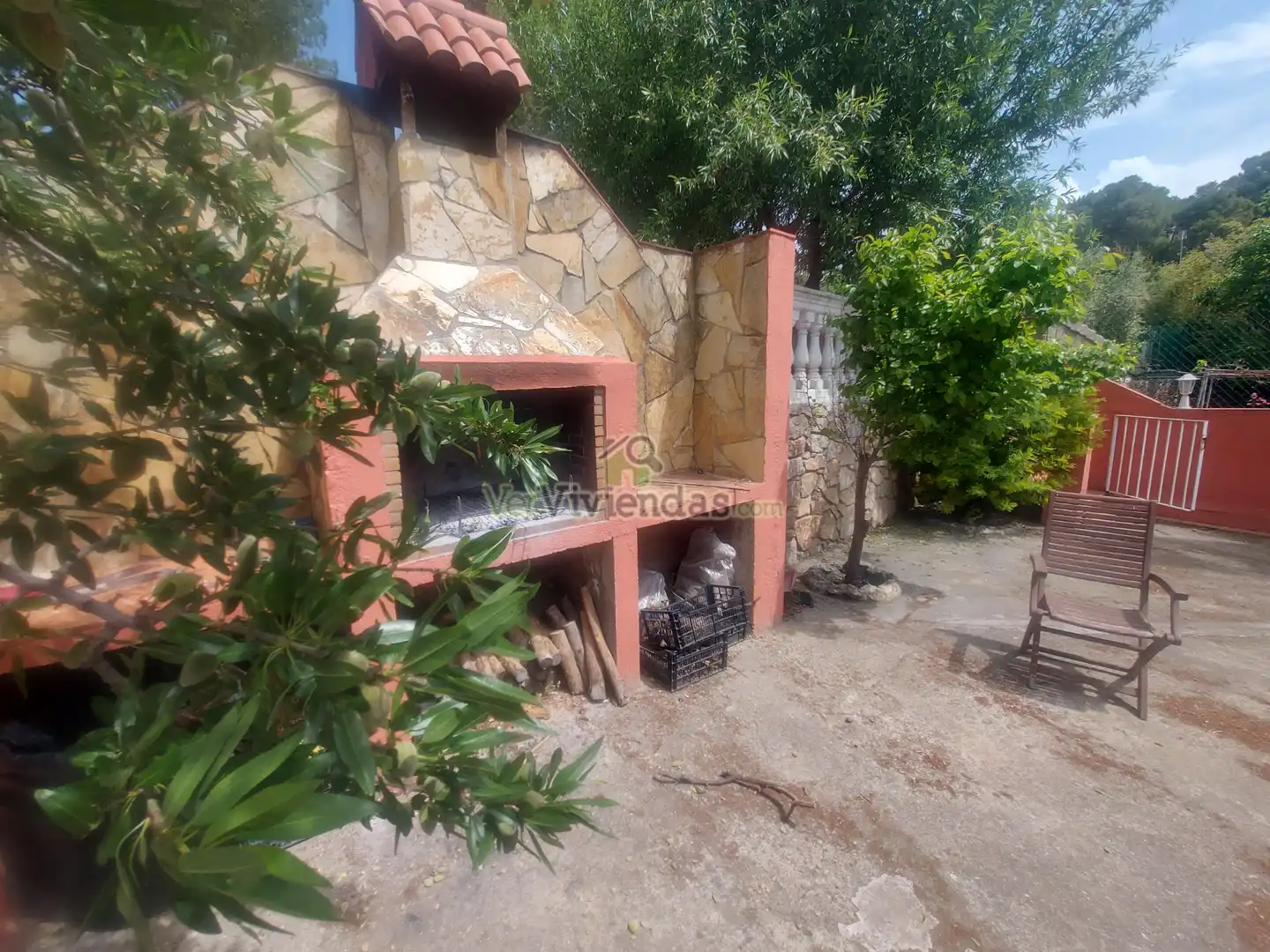 Jardí de Casa o xalet en venda en Vallirana amb Calefacció, Jardí privat i Terrassa