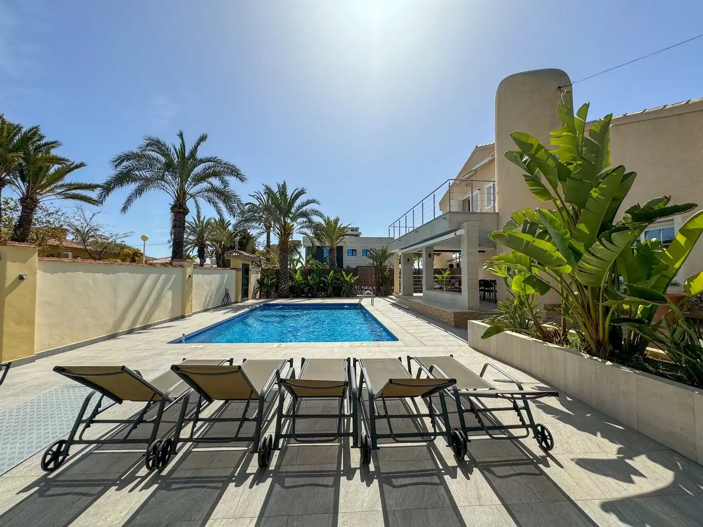 Swimming pool of Houses for rent in Orihuela  with Air Conditioner, Private garden and Terrace