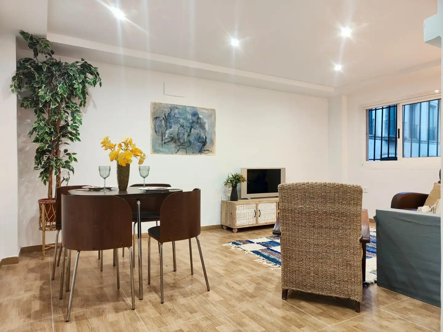 Living room of Flat for sale in Almería  with Terrace