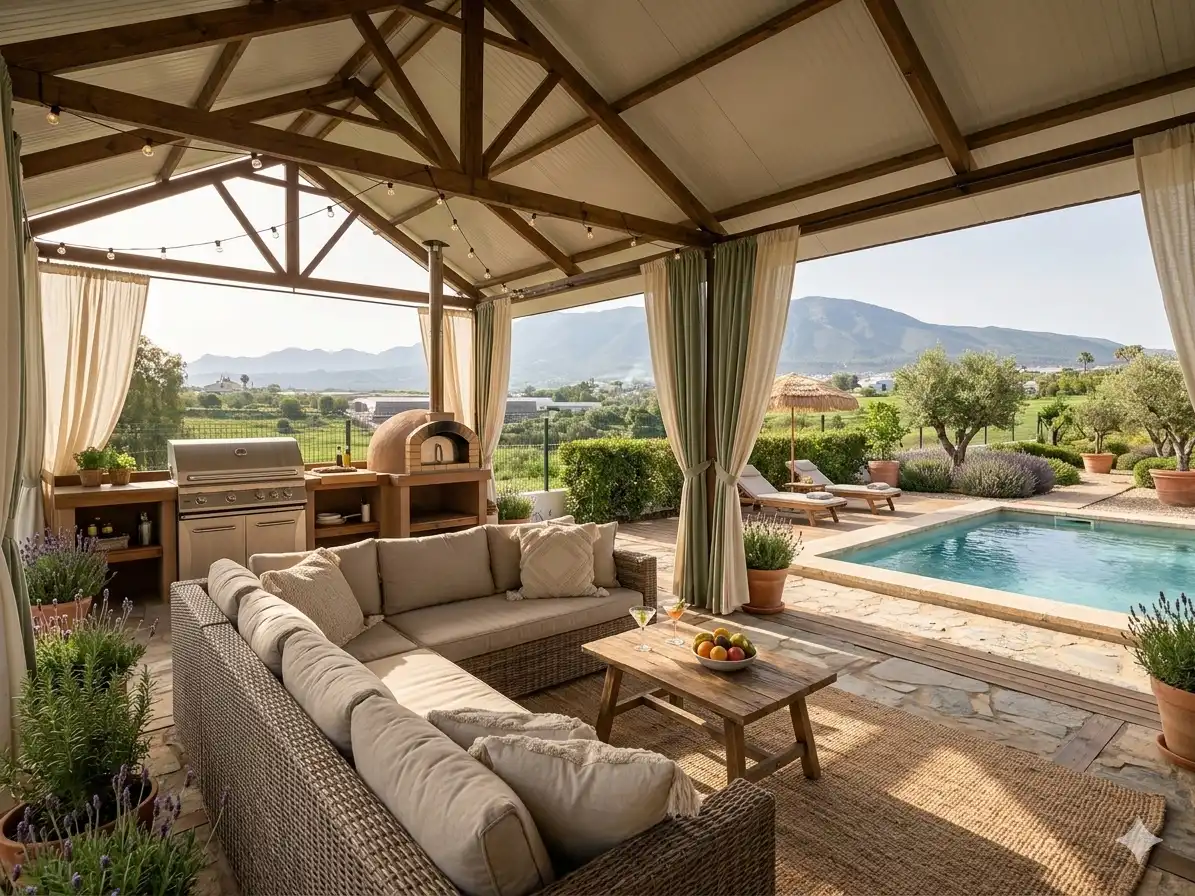 Terraza de Finca rústica en venta en Alhaurín El Grande