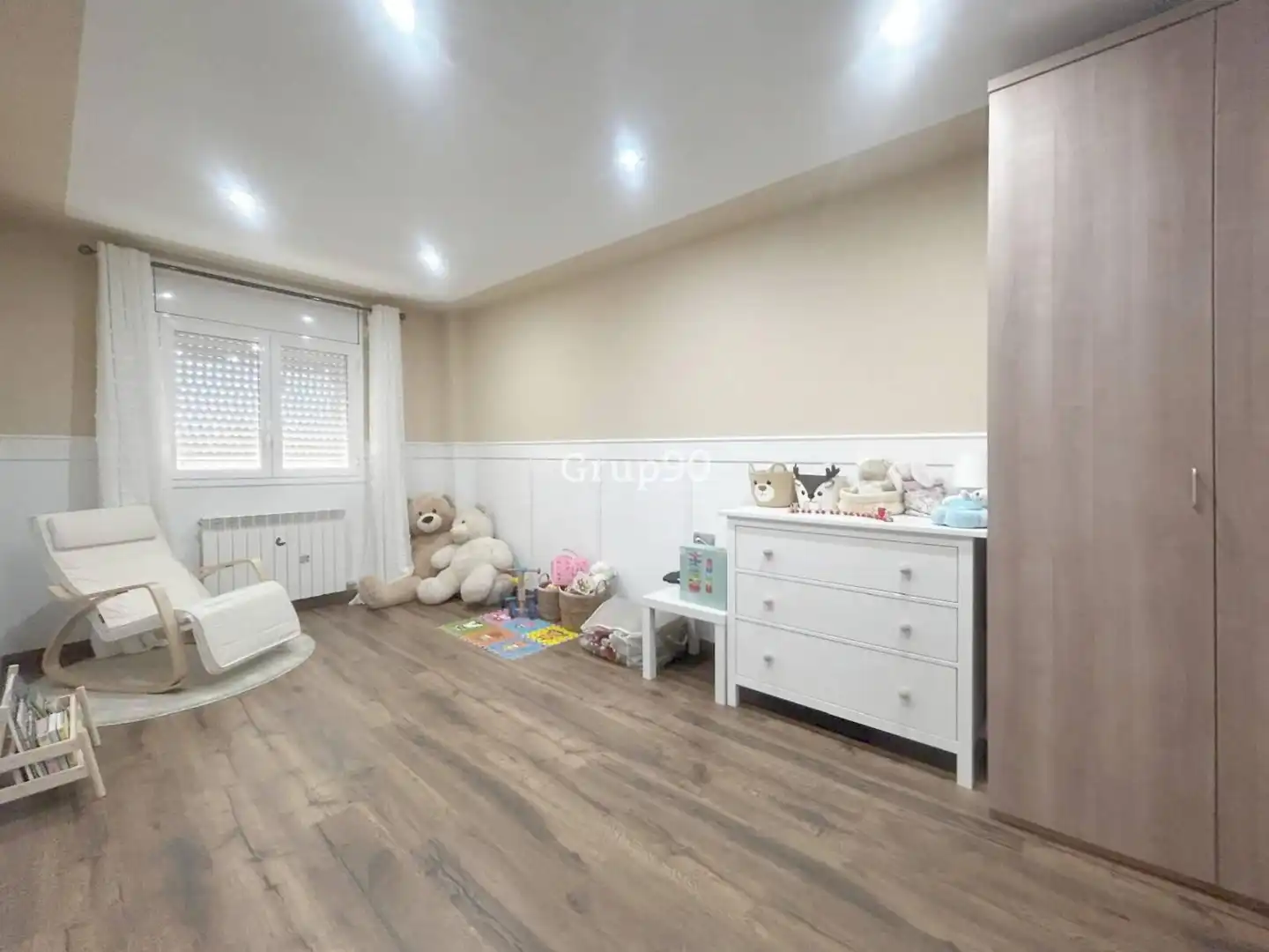 Habitación de Casa adosada en venta en Puigverd de Lleida con Aire acondicionado, Calefacción y Parquet