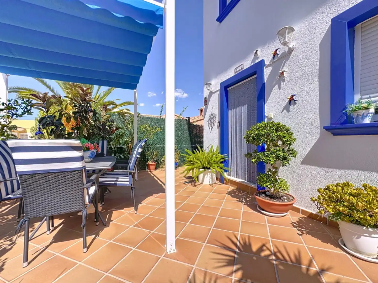 Terrassa de Casa adosada en venda en L'Alfàs del Pi amb Aire condicionat, Jardí privat i Terrassa
