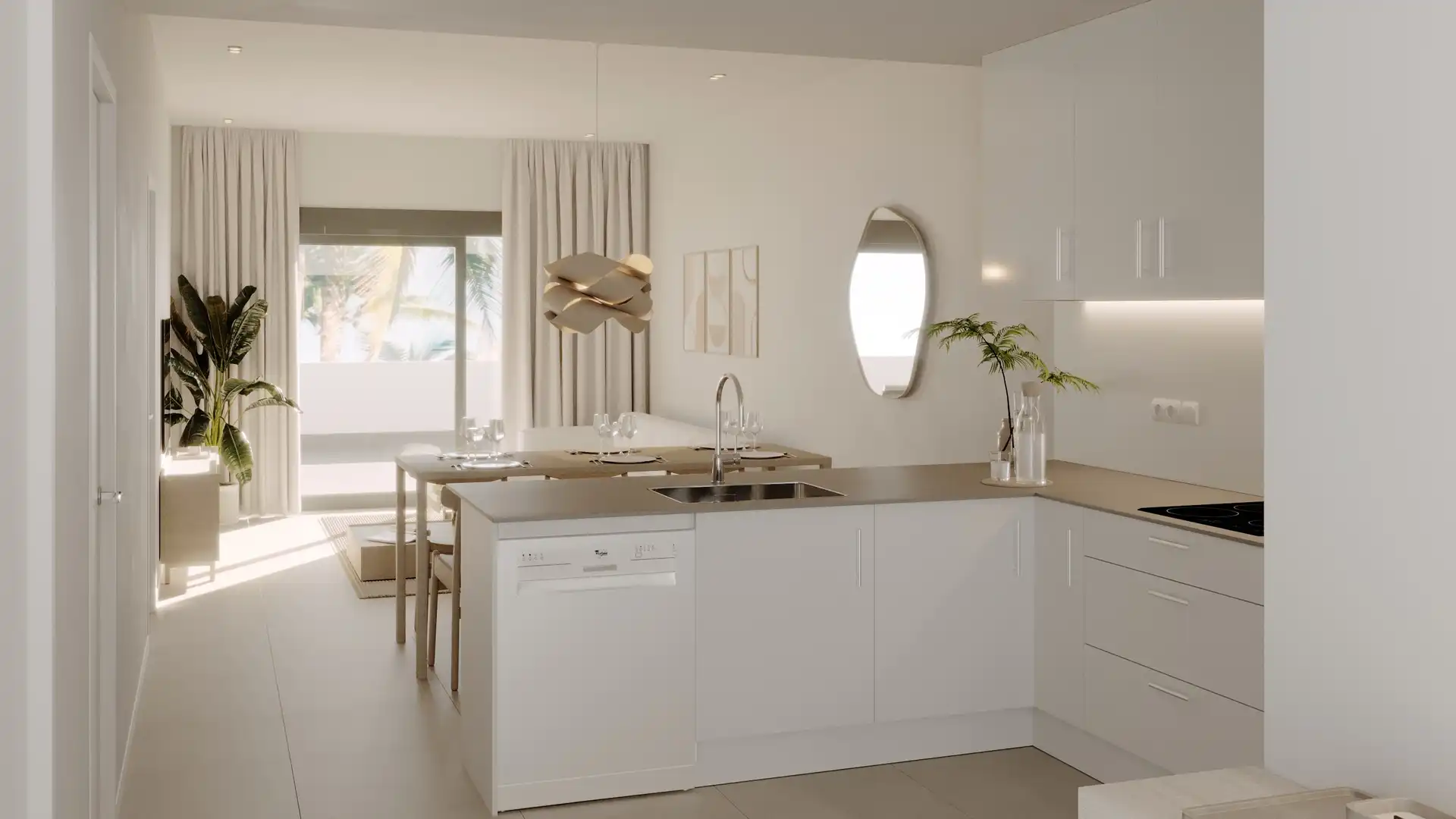 Cuina de Apartament en venda en La Nucia amb Aire condicionat, Terrassa i Traster