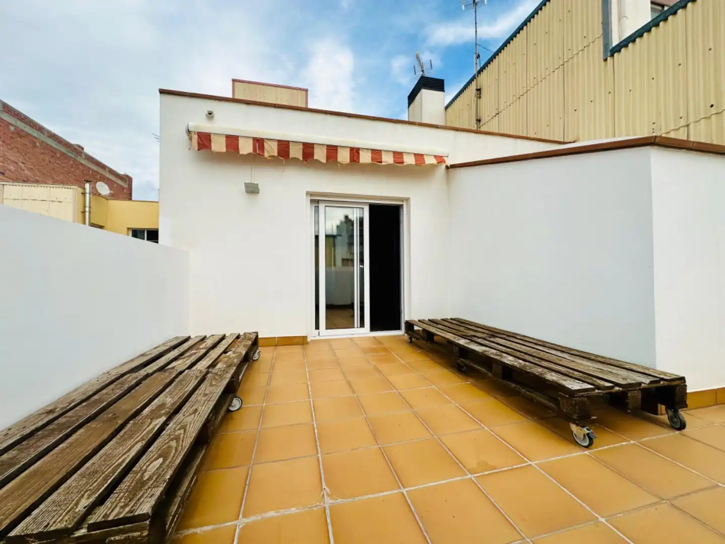 Terrace of Houses for sale in Alcanar  with Air Conditioner, Private garden and Parquet flooring