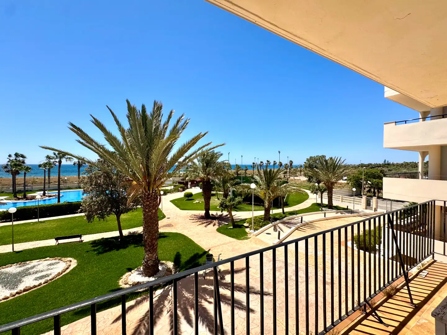 Terrace of Flat for rent in El Ejido  with Air Conditioner, Heating and Private garden