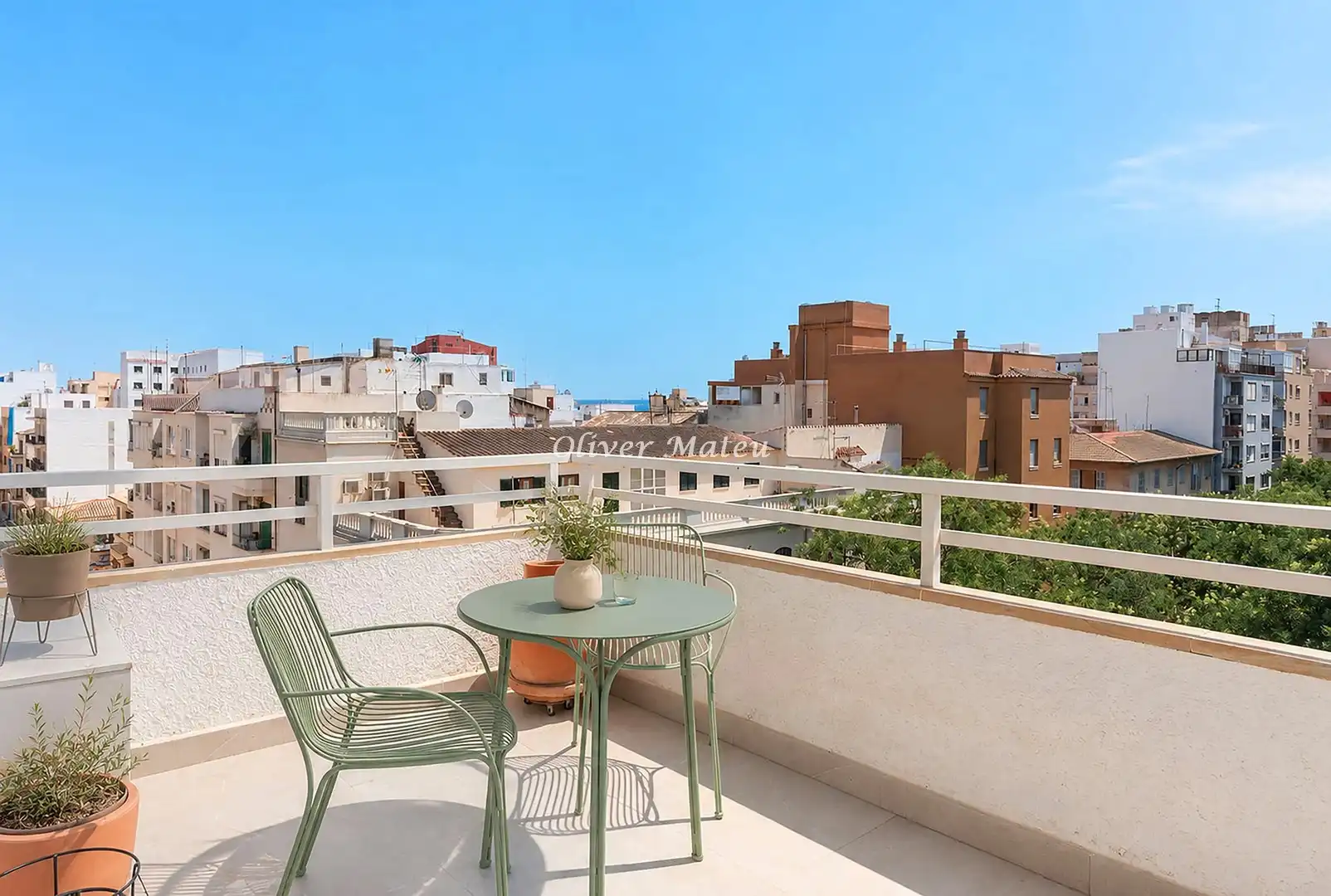 Terrace of Flat for sale in  Palma de Mallorca  with Air Conditioner, Heating and Parquet flooring