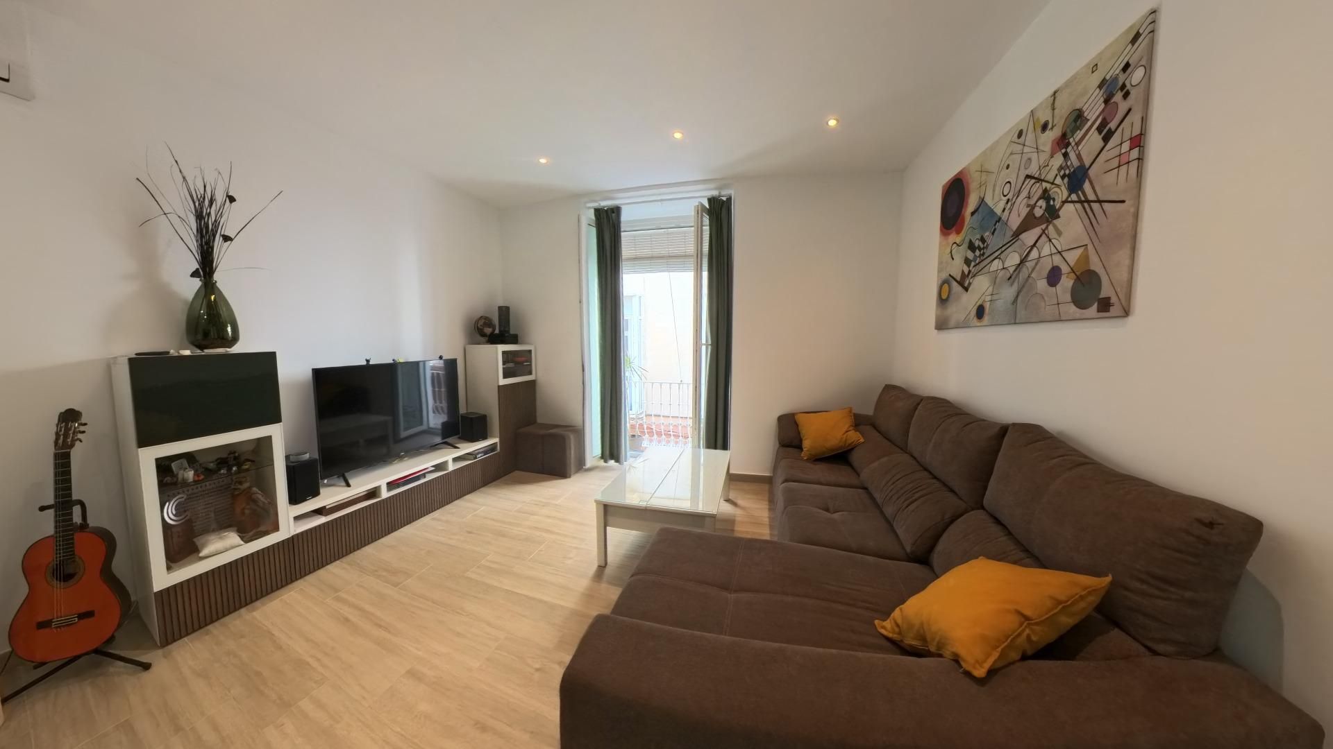 Living room of Flat for sale in  Cádiz Capital  with Air Conditioner, Heating and Terrace
