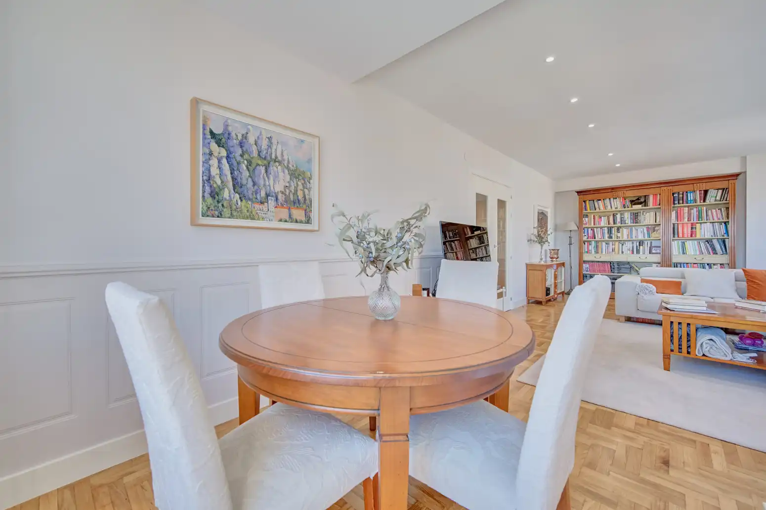 Dining room of Flat for sale in  Pamplona / Iruña  with Air Conditioner, Heating and Parquet flooring