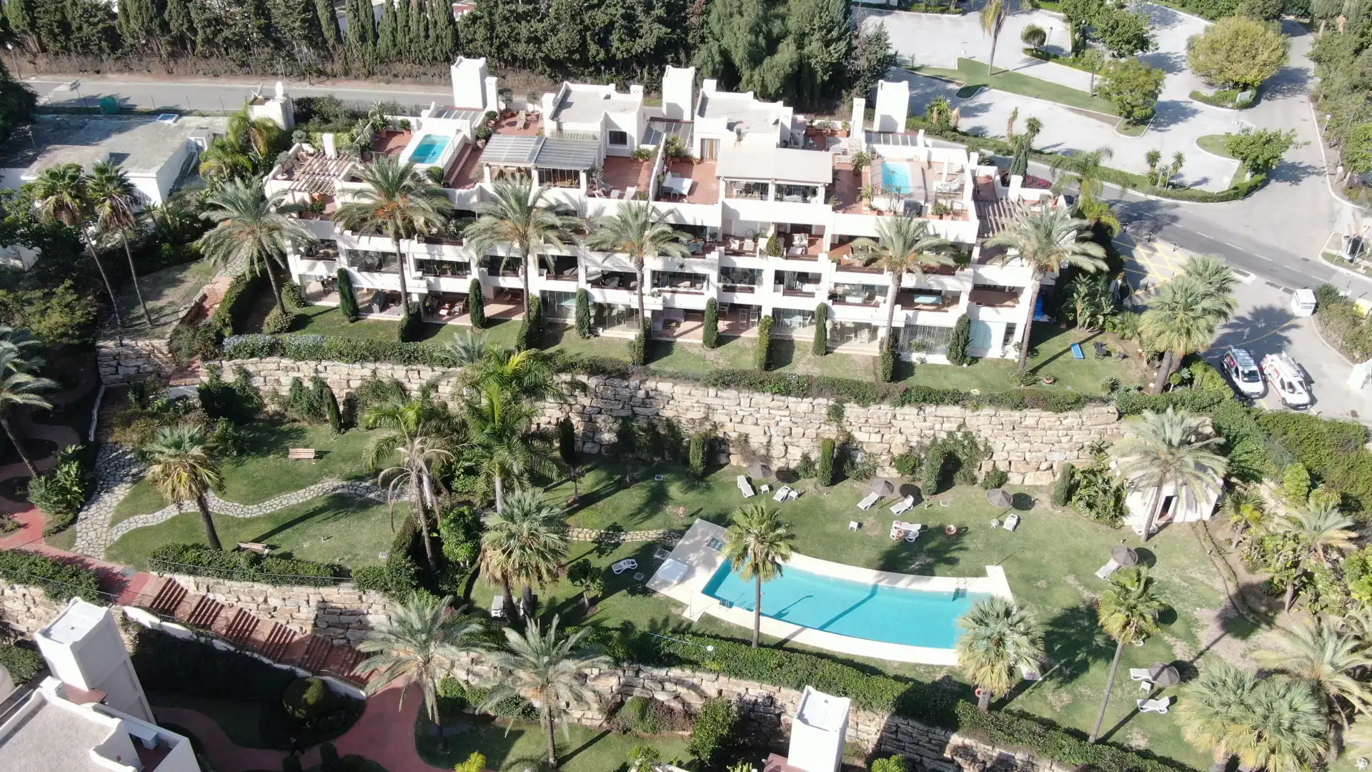 Garden of Apartments for sale in Estepona  with Air Conditioner, Terrace and Storage room